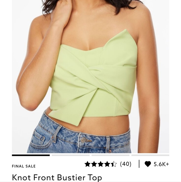 Dynamite front bustier top - Picture 2 of 2